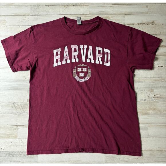 Harvard College Tee Tshirt Women's sz Large EUC - Picture 1 of 1